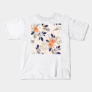 Wedding Flowers Pattern 10 Kids T-Shirt